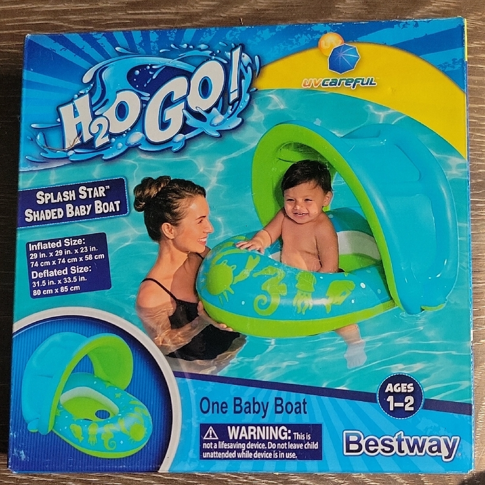 Bestway H2O GO! Splash Star Shaded Baby Boat